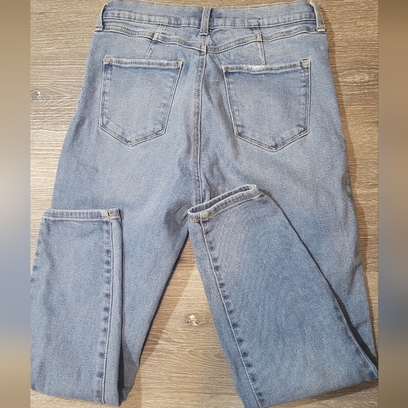 Rachel Roy Straight Size 8 or 29 Women's Distressed Denim Jeans - Picture 4 of 5